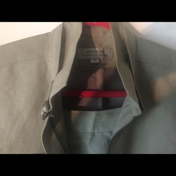 Linen 2 piece sleeveless pant suit - Picture 6 of 8